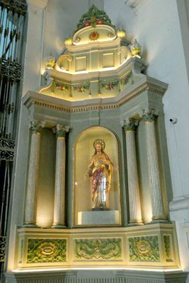 Christ statue in Maceio Cathedral
