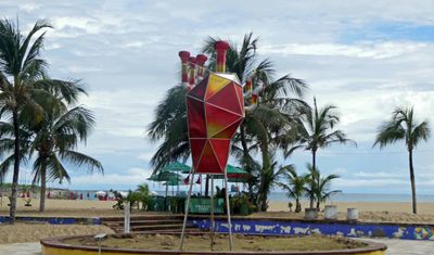 Art on Iracema Beach in Fortaleza