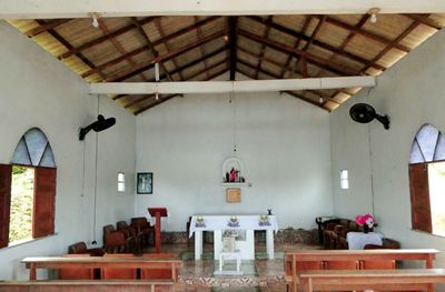 Inside the Boca da Valeria Church