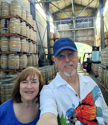 'Dore' Depaz Rum is aged for a year in oak barrels