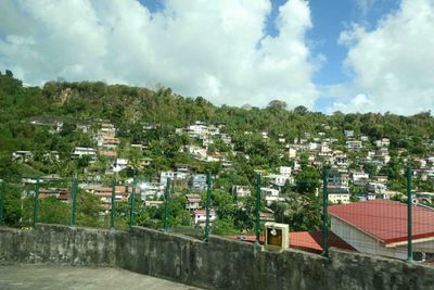 Hillside homes in Martinique
