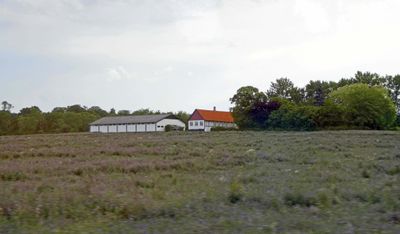 Farmhouse and barn on the island of Bornholm, Denmark
