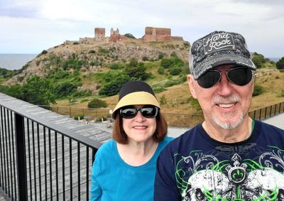 Visiting Hammershus Fortress on the Island of Bornholm, Denmark