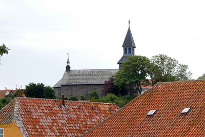 Gudhjem Parish Church (1893) on the island of Bornholm, Denmark