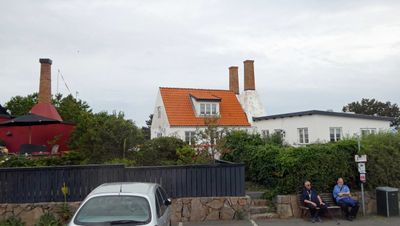 At one time it was estimated that there were 100 smokehouses in the fishing village of Gudhjem, Denmark