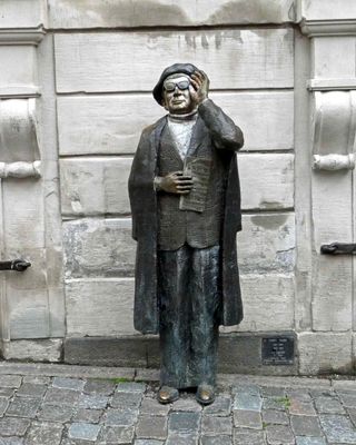 Statue of Evert Taube -- Sweden's much-loved balladeer