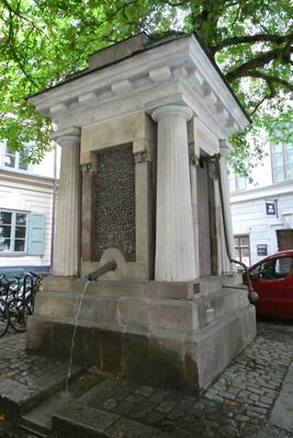 Public water fountain from 1787 in Stockholm, Sweden