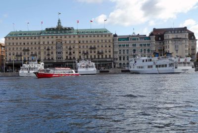 The Stockholm Grand Hotel and Bolinger Palace Hotel (next to it) were both built in 1874