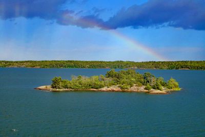 Rainbow on the Stockholm Archipelago
