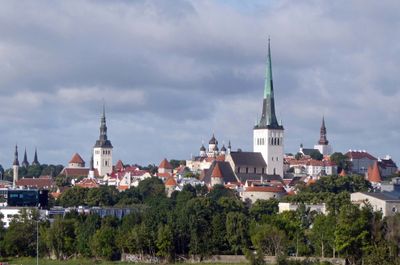 Skyline of Old Town, Tallinn, Estonia
