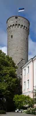 Tall Herman Tower in Tallinn was built in 3 stages from the 14th to the 16th centuries