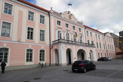 The Estonian Parliament building in Tallinn was completed in 1922