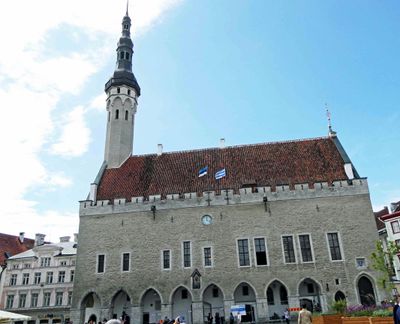Tallinn, Estonia's Town Hall was completed in 1404