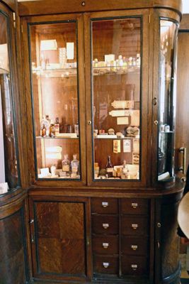 Town Hall Pharmacy Museum has examples of early methods used for healing