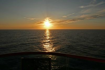 Sun over the Baltic Sea at 10 PM