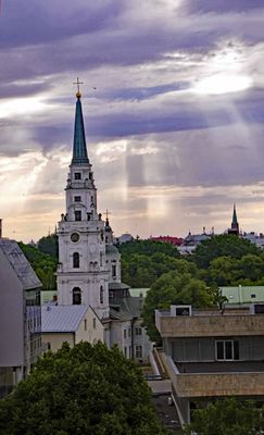 St. Peter and St. Paul Church (1780's) is the oldest Orthodox church surviving in Riga, Latvia