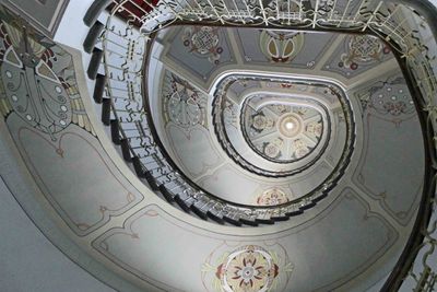 Winding staircase from 1903 in Riga, Latvia