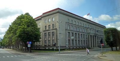 The 'Palace of Justice' (1938) in Riga, Latvia