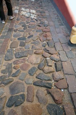 Walking surface on many of our tours of the Baltic States