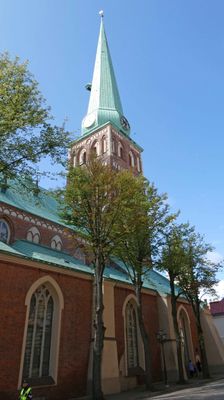 St James's Cathedral (1225) in Riga, Latvia