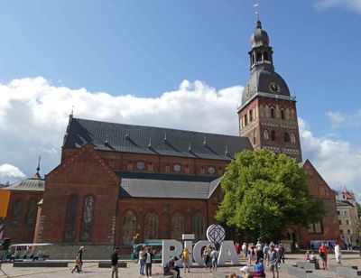 Riga Cathedral, commonly called the Dome Cathedral, was first built in 1211