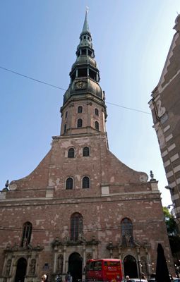 St. Peter's Church in Riga has undergone six major restorations since 1209