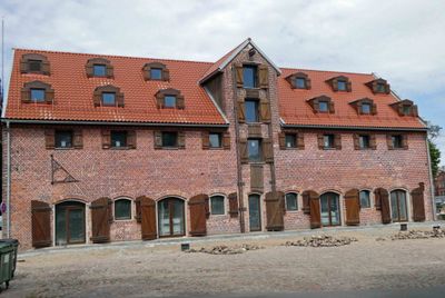 An 18th century warehouse in Klaipeda, Lithuania is now a boutique hotel