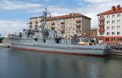 Ship Museum on the Dane River in Klaipeda, Lithuania