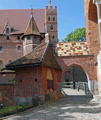 Entrance into the High Castle at Malbork