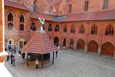 The High Castle Courtyard in Malbork Castle