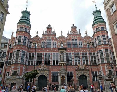 The Great Armory in Gdansk was part of the defensive walls & was built in 1605