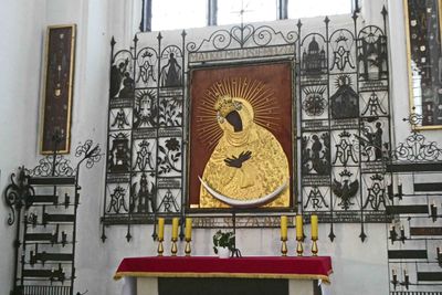 The Black Madonna at the Church of Saint Mary in Gdansk, Poland