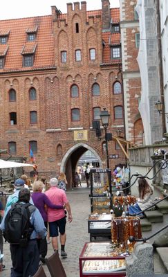 St. Mary's Gate at the end of Mariacka Street in Gdansk