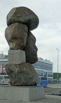 Monument to People of the Sea at the port of Gdynia, Poland