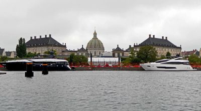 Amalienborg Palace (1760) is home to the Danish Royal Family