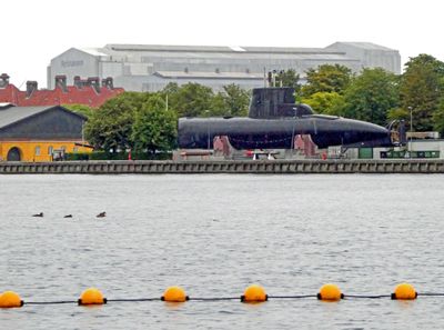 HDMS Sælen is a small coastal submarine of the Royal Danish Navy on display in Copenhagen