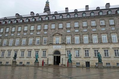 Visiting Christiansborg Palace (1928) in Copenhagen, Denmark