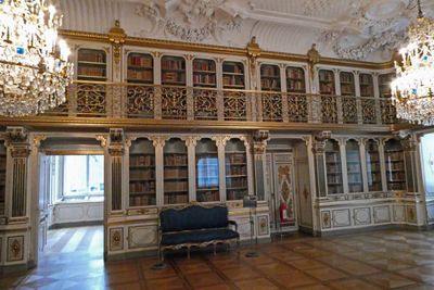 The Queen's Library in Christiansborg Palace in Copenhagen