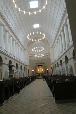 Inside the Church of Our Lady (Cathedral of Copenhagen)