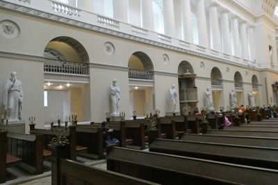 Statues of apostles in the Cathedral of Copenhagen