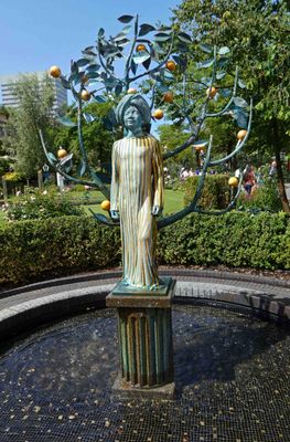 Interesting statue in Tivoli Gardens