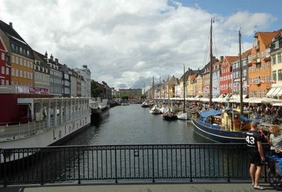 Nyhavn in Copenhagen is a recently gentrified sailors' quarter (established by King Christian V in the 1670s)