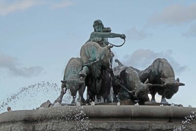 Gefion Fountain is the largest monument in Copenhagen, Denmark