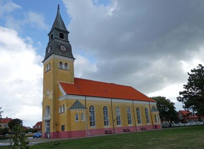 Skagen Church was built in 1871 to replace the 'Sand-covered Church' that had to be abandoned