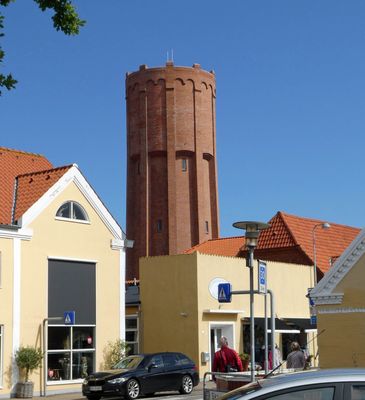Skagen's historic water tower was built in 1934 using 130,000 bricks