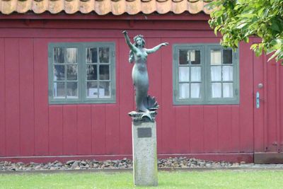 Mermaid Statue in the garden of the Skagens Museum