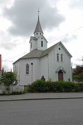 Skåre Church (completed in 1858) in Haugesund, Norway was founded in the 12th century