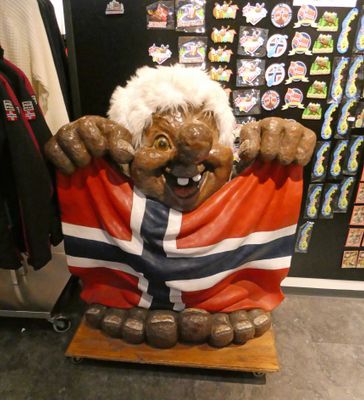 Norwegian Troll in shop on Haraldsgata