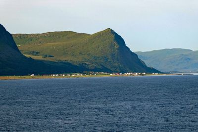 Scenery as we sail toward Alesund, Norway
