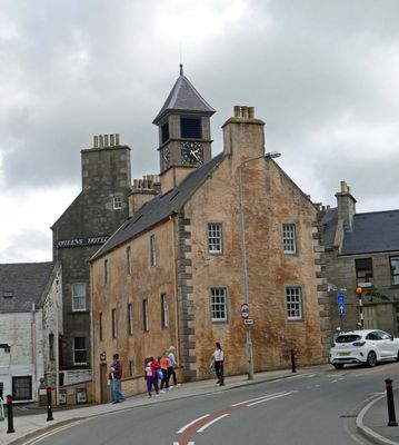 The Tolbooth (1767) in Lerwick has served as a post office, jail, & now a Lifeboat Station